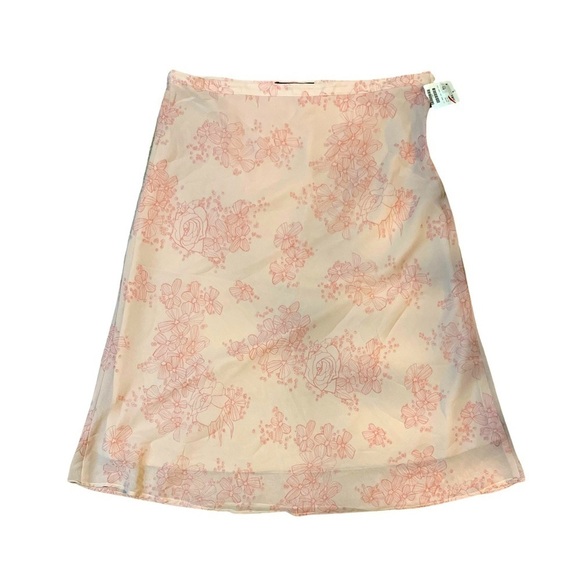 H&M NWOT Floral Midi 90's Style Skirt - Picture 1 of 8